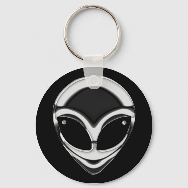 PORTE-CLÉS CHROME ALIEN HEAD (Recto)
