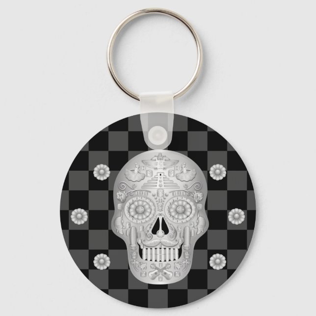 Porte-clés Chrome Calavera Watch (Recto)