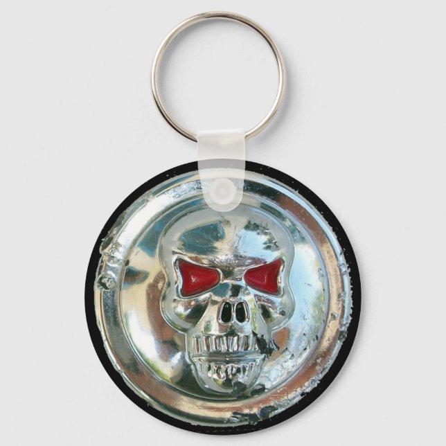 PORTE-CLÉS CHROME SKULL (Recto)