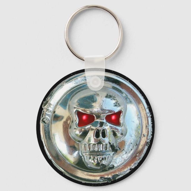 PORTE-CLÉS CHROME SKULL (Recto)