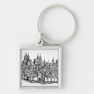 Porte-clés Chronique illustrée de Thuringe d'Erfurt médiévale