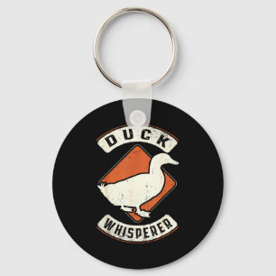 Porte-clés Chuchoteur de canards Vintage Clic Rétro Amour des