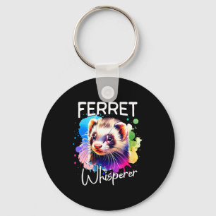 Porte-clés Chuchoteur de furet Comfort Colors pour adultes po