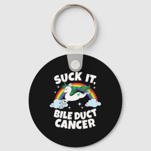 Porte-clés Chuck It Bile Duct Cancer Fun Citation Unicorn Arc