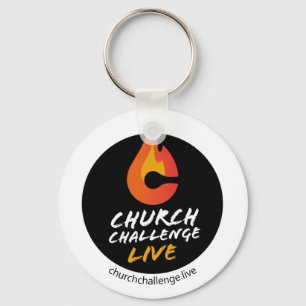Porte-clés Church Challenge Orange Flame