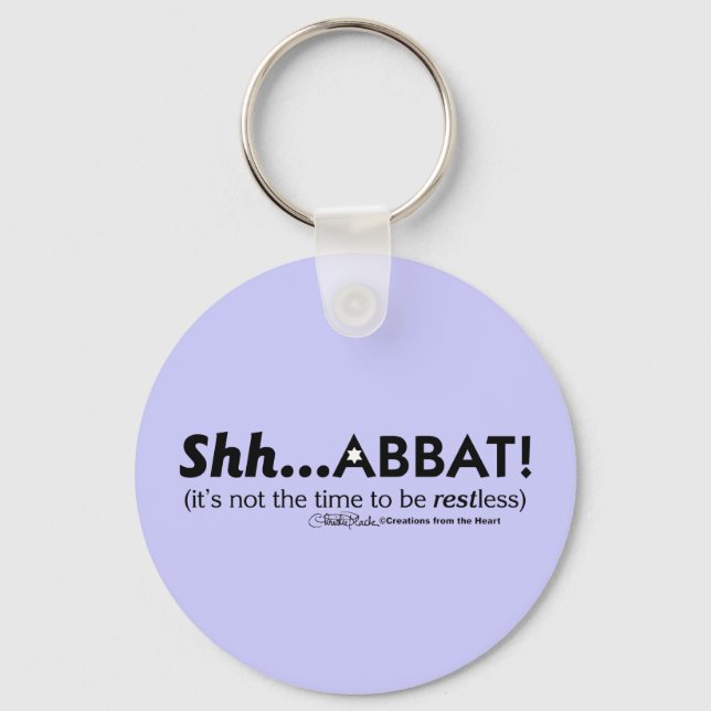 Porte-clés Chut...abbat ! (Recto)