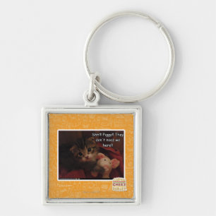 Porte-clés Chut ! ! ! Porcin ! !