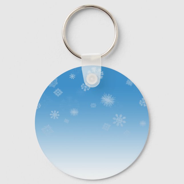 Porte-clés Chutes de neige (Recto)