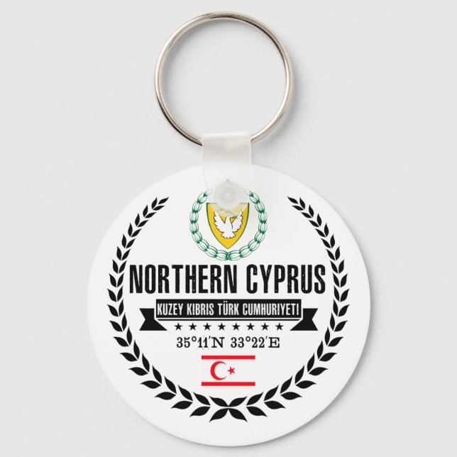 Porte-clés Chypre du Nord (Recto)