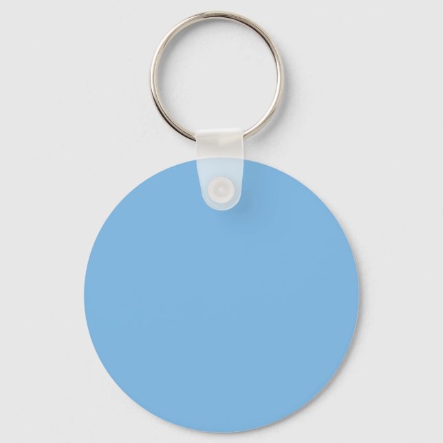 Porte-clés Ciel bleu (couleur solide) Aero (Recto)