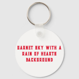 Porte-clés Ciel de Grenat : Une pluie de cœurs