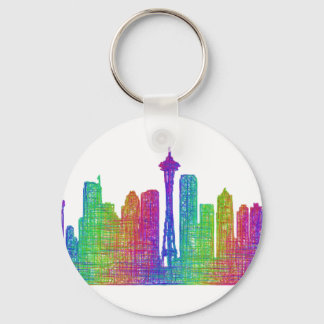 Porte-clés Ciel de Seattle