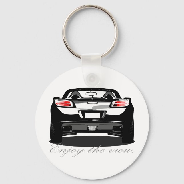 Porte-clés Ciel "Jouissez de la vue." (Recto)