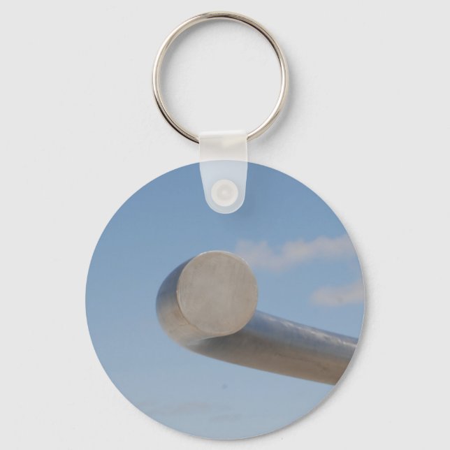Porte-clés Cieux Bleus Métalliques (Recto)