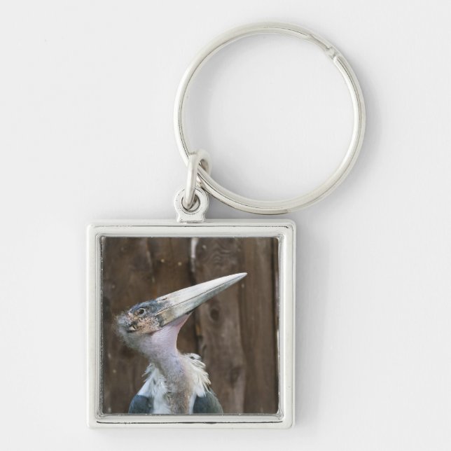 Porte-clés Cigogne marabou (Devant)
