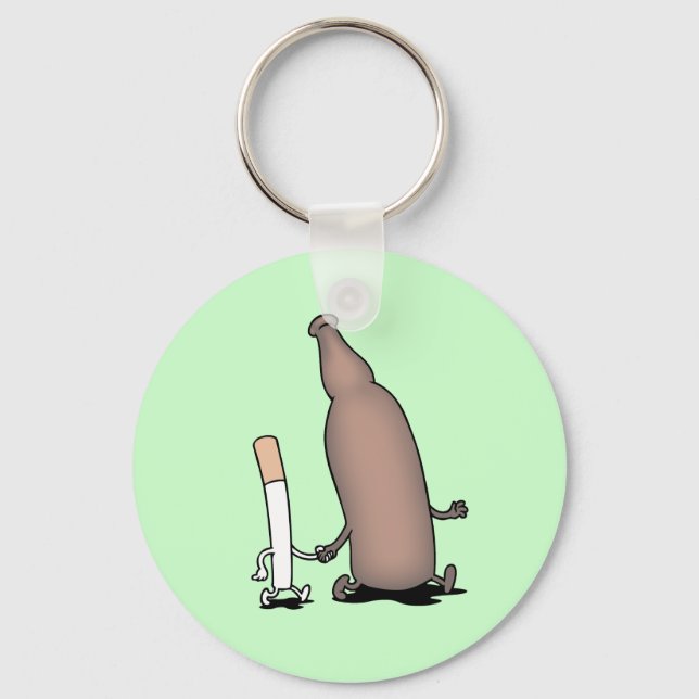 Porte-clés Cigs-n-Bière (Recto)