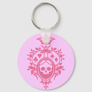 Porte-clés Cimier rose avec Porte - clé crâne et costumes