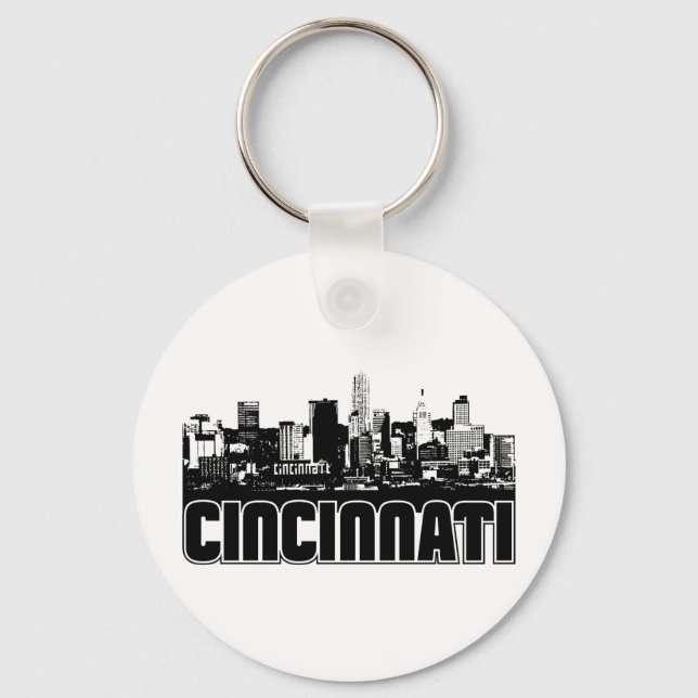 Porte-clés Cincinnati Skyline (Recto)