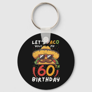Porte-clés Cinco De Mayo 60e Anniversaire Taco Age 60 Bi Mexi
