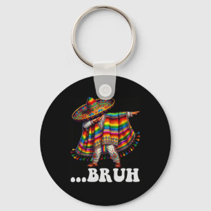 Porte-clés Cinco De Mayo Bruh Mexicain Garçon Dabbing Sombrer