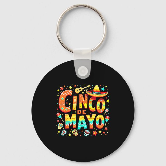 Porte-clés Cinco De Mayo Fête Mexicaine  (Recto)