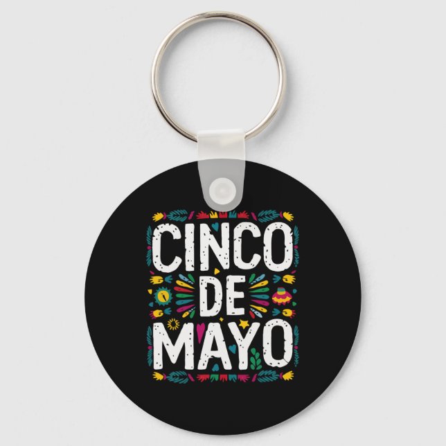 Porte-clés Cinco De Mayo Fête Mexicaine 5 De Mayo 3  (Recto)