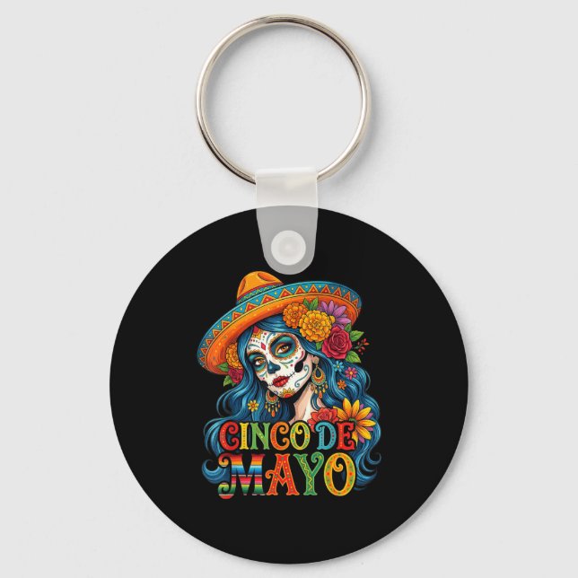 Porte-clés Cinco De Mayo Fête Mexicaine 5 Mai  (Recto)
