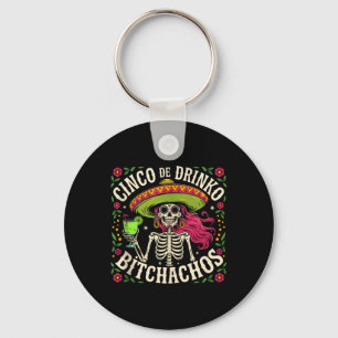 Porte-clés Cinco De Mayo Funny Parti Mexicain Cinco De Drinko