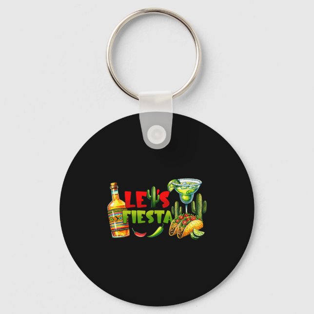 Porte-clés Cinco de mayo pour femmes fiesta squad  (Recto)