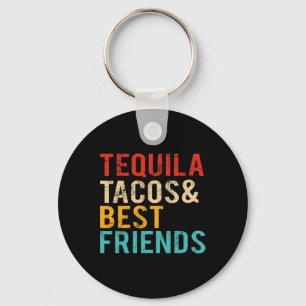 Porte-clés Cinco De Mayo Tequila Tacos Meilleurs amis buvant