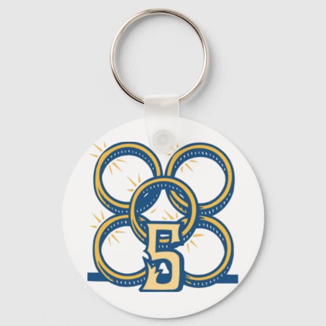 Porte-clés Cinq anneaux d'or ! (Recto)