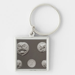Porte-clés Cinq pièces de monnaie