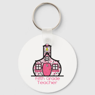 Porte-clés Cinquième école d'éclaboussure de peinture de