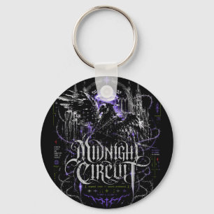 Porte-clés Circuit Minuit Gothique Cyberpunk Graphique