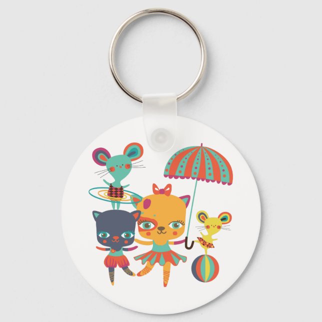 Porte-clés Cirque Cuties (Recto)