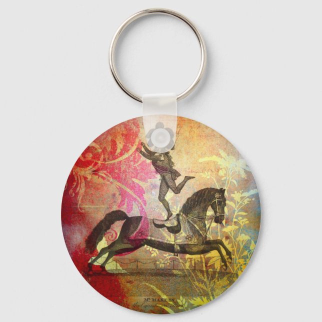 Porte-clés Cirque vintage (Recto)