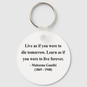 Porte-clés Citation 4a de Gandhi