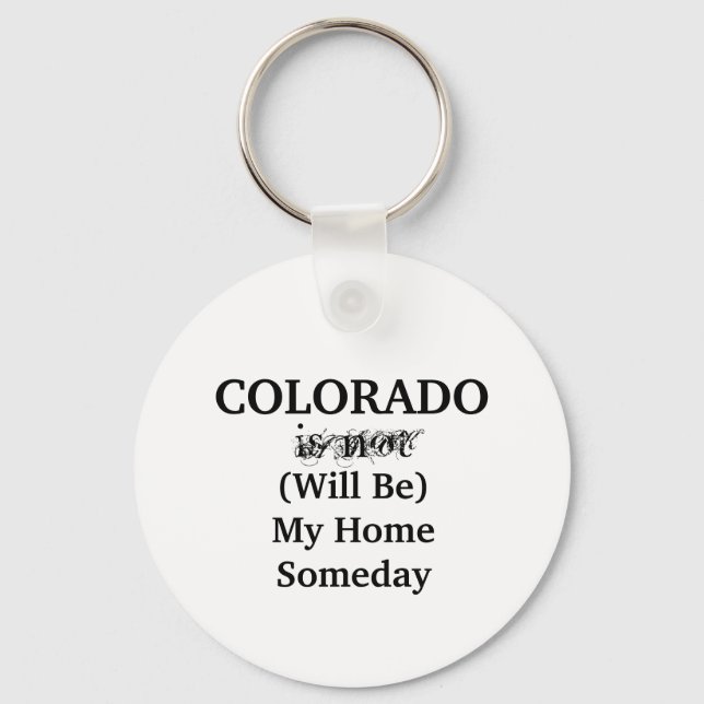 Porte-clés Citation Colorado Maison Un Jour (Recto)