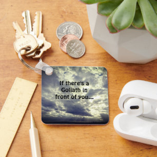 Porte-clés Citation de David et Goliath
