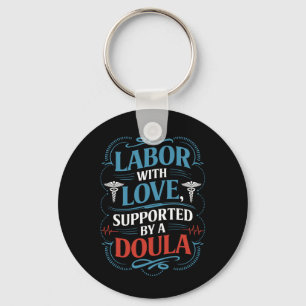 Porte-clés Citation de doula post-partum sage-femme Accouchem