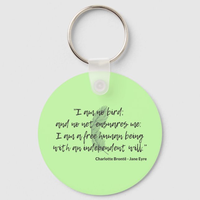 Porte-clés Citation de Jane Eyre II (Recto)