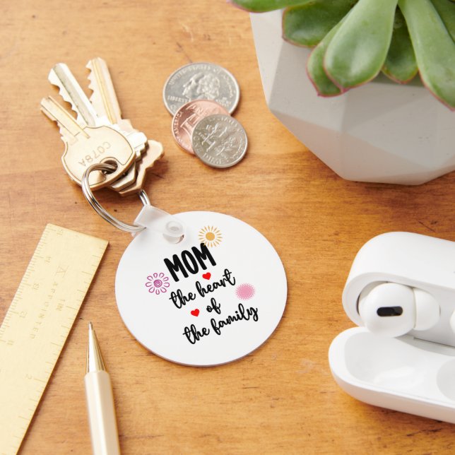 Porte-clés Citation de maman (Bureau)