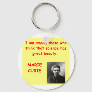 Porte-clés Citation de Marie Curie