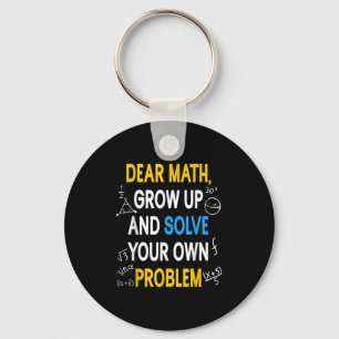 Porte-clés Citation de maths drôle pour filles garçons adoles