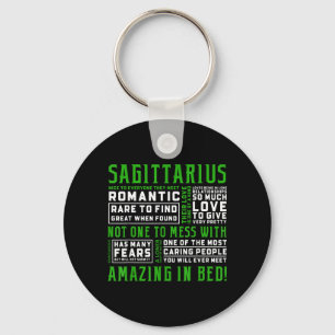 Porte-clés Citation de personnalité du Sagittaire Astrologie 