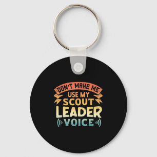 Porte-clés Citation de scout amusante - Ne me faites pas util