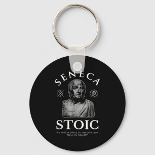 Porte-clés Citation de Seneca "in Imagination" stoïcisme