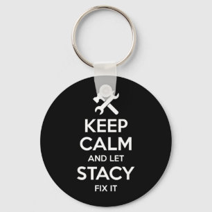 Porte-clés Citation de Stacy Fix Anniversaire drôle Nom perso