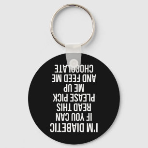 Porte-clés Citation Diabétique De Type 1 Citation Cadeau Sort