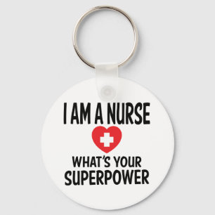 Porte-clés Citation d'infirmière drôle - LPN, RN, soins infir